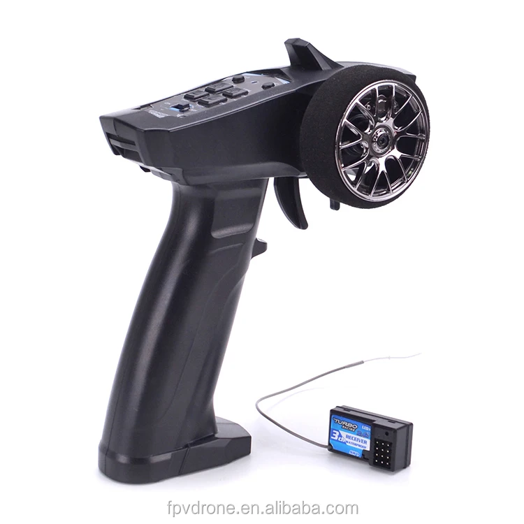 2.4Ghz 3 Channel GT3 Radio System Transmitter w// Receiver for RC Car Boat