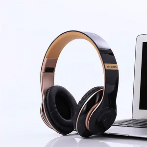 S37 foldable noise cancelling wireless headphone with mic headset