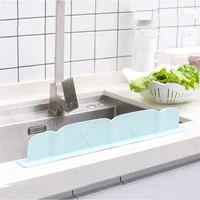 

Kitchen Wash Basin Sucker Sink Silicone Water Splash Guards Baffle Household Tools