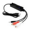 Fly Kan analog l/r rca audio converter - Stereo USB2.0 Audio Grabber Device - for MP3/CD/cassette /minidisc player AV202-B