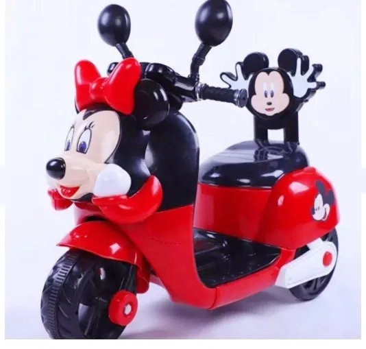 Lovely Mickey Minnie Cartoon Three Wheel Kids Electric Motorcycle Buy