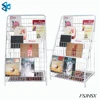 Reading material display rack metal wire rack