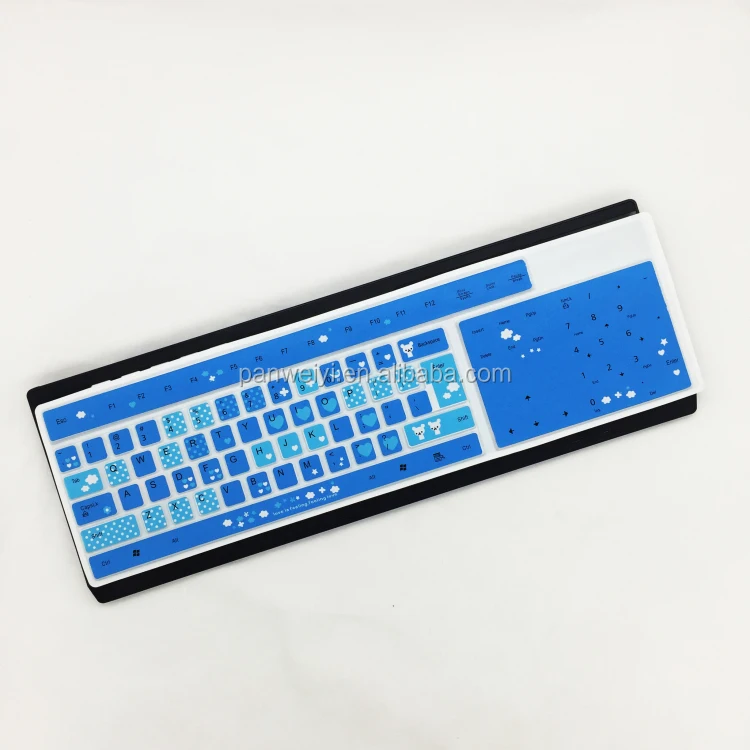 1PC colorful silicone universal desktop computer keyboard cover skin protectorYT 
