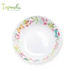 Tableware serving garden pattern melamine restaurant plastic soup bowls