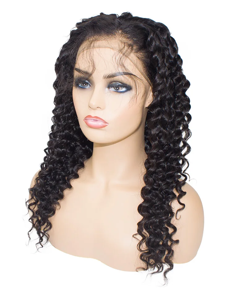 Deep wave virgin wig 