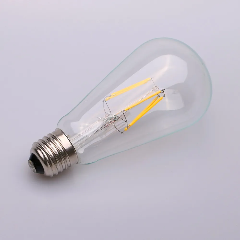 ST Series 4.2w 4 string e26 ST64 edison bulbs 5w 6W smart LED lighting lamp ST19 ST18 LED Filament bulbs