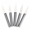 3.175mm CNC router bit precision grinding V shape carbide PCB engraving bits side milling cutter for wood of low price