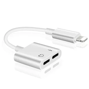 Dual Headphone Charger Audio Adapter iPhone