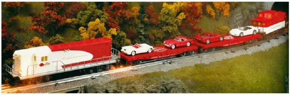 lionel corvette train set