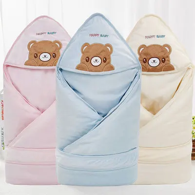 

D298 Newborn Oversized Envelopes Blanket Swaddle Cartoon Bears Infant Sleep Sacks