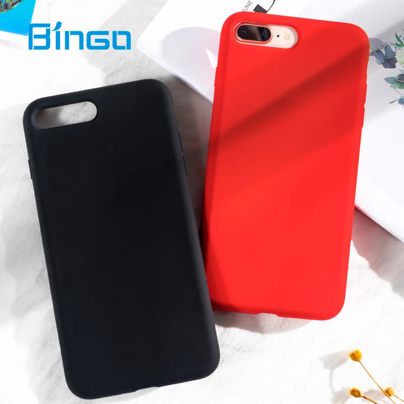 

Silicone case Back Cover Cell Phone Case for iPhone 6/6S 7/7 8/8 PLUS X, Black;pink;red;silver;transparent;white;yellow