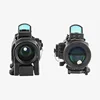 1-4X32F shockproof rifle scope with detachable mini red dot sight weapons for hunting mira BK