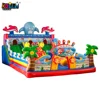 Newest Design Shark Colorful Small Cheap Inflatable Princess Bouncy Castle Slide