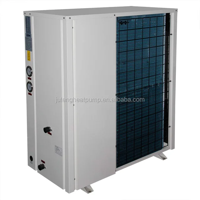 新しい空気源高cop、eer 17kW evi空冷チラー空気に水sus水平3-5HPヒートポンプjutengヒータークーラー水