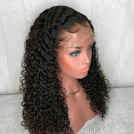 

360 Full Lace Human Hair Wig With Baby Hair Deep Wave Natural Color 150% Density Bleached Knots Natural Hairline 360 Lace Wig