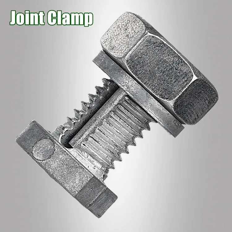 Animal Farm Electric Fence Galvanised Steel Split Bolt Joint Clamp For