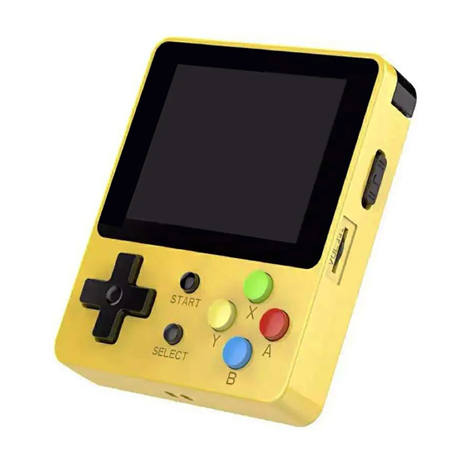

drop shipping 2.6 Inch lcd screen tv player 500 games retro video game console, Yellow clear