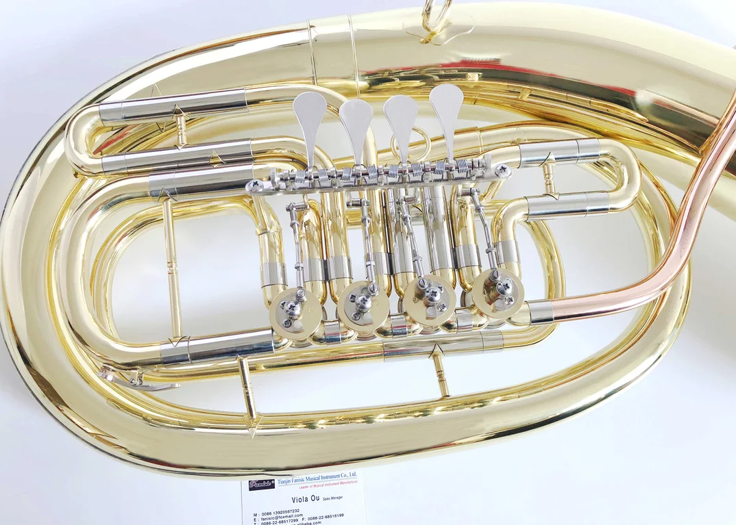 Bb Key Gold Euphonium