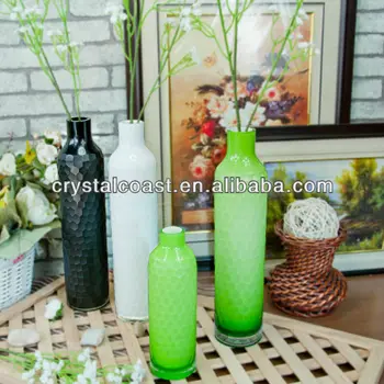 Wine Shape Flower Arrangements Classical Tall Bamboo Hand Cut