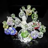 wholesale crystal apple tree with colorful apple with crystal apple tree for home decoration
