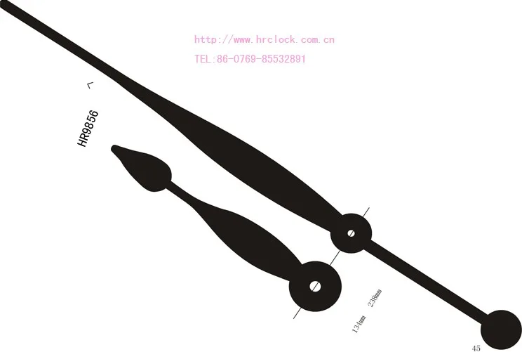 17 1/2 Inch Clock Hands Long Clock Hands Large Pointer Clock Arrows Buy Big Clock Hands,17 1/2