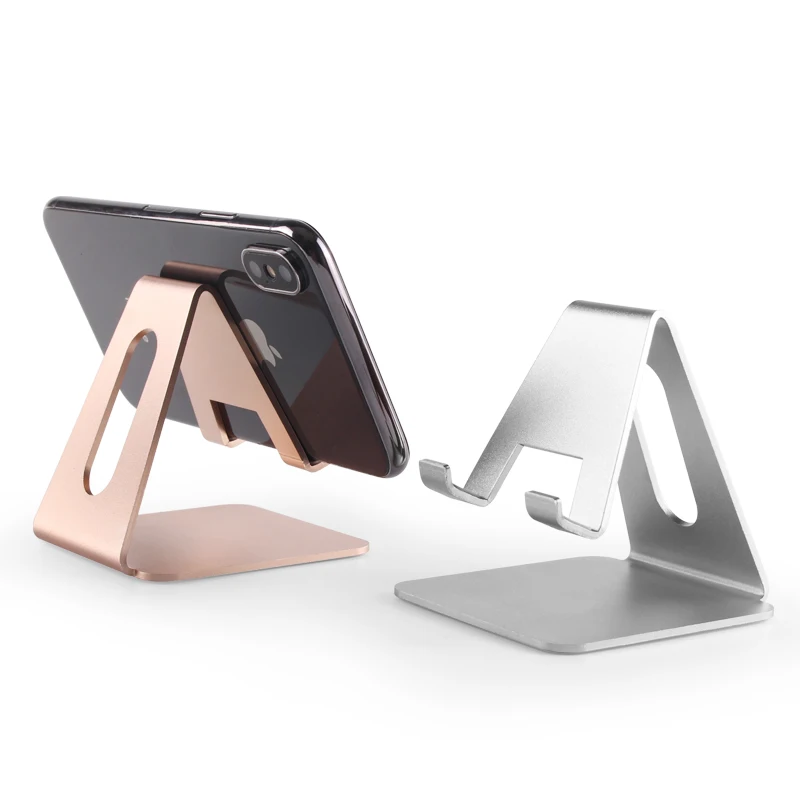 

Aluminium cellphone holder,small tablet stand office flexible mobile phone holder, Silver/gold/rose-gold/black