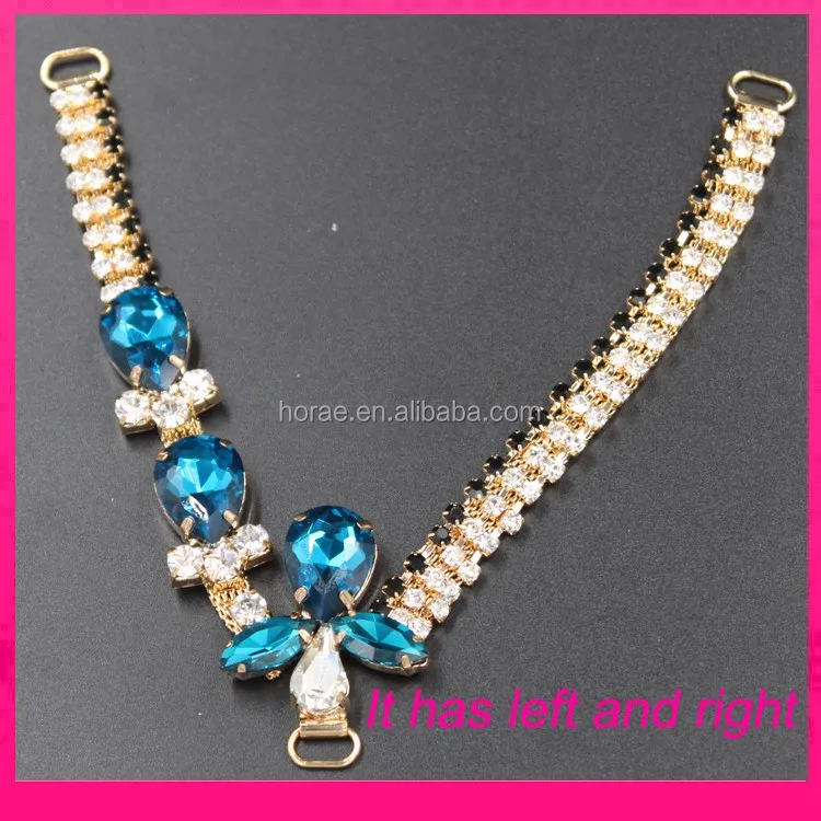 High Quality Lady Sandal Decoration Rhinestone Crystal Jewelry Shoe
