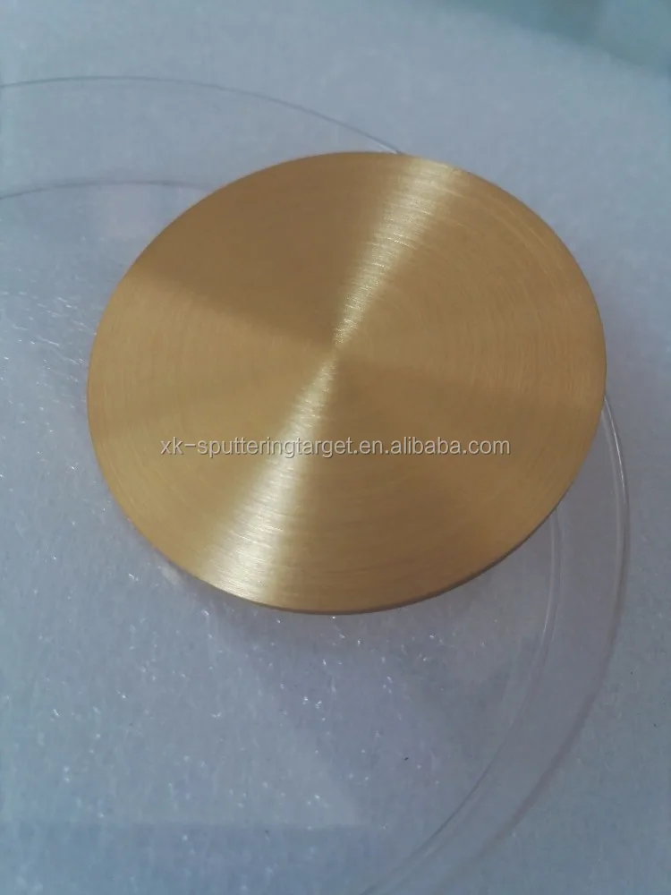 
Gold sputter target 99.99% Au/gold sputtering target with high quality 