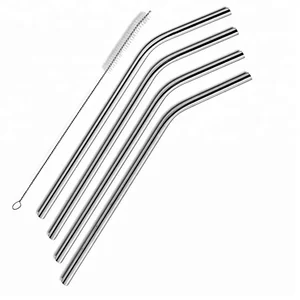 Image of Eco-Friendly Reusable Packing Stainless Steel Straws