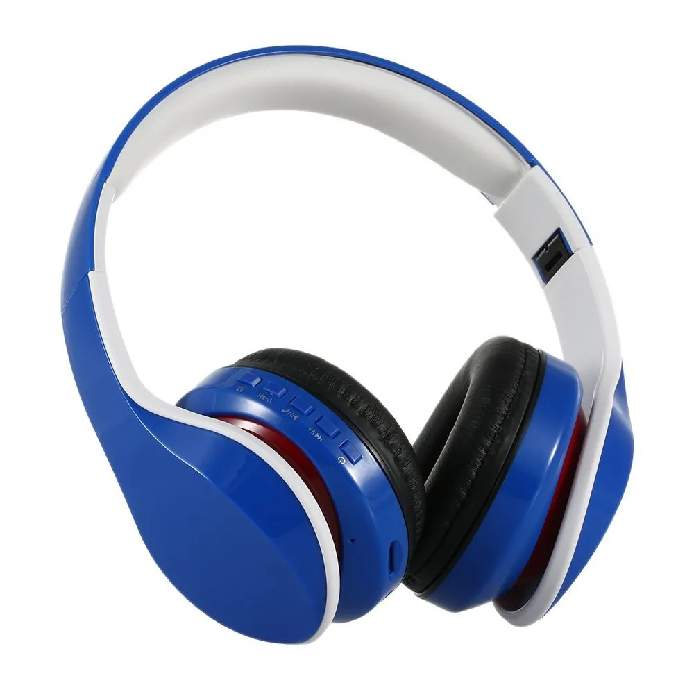 Oem Sport Stereo Wireless Blue Tooth Headset,Wireless Blue Tooth Headphone Without Wire,Blue