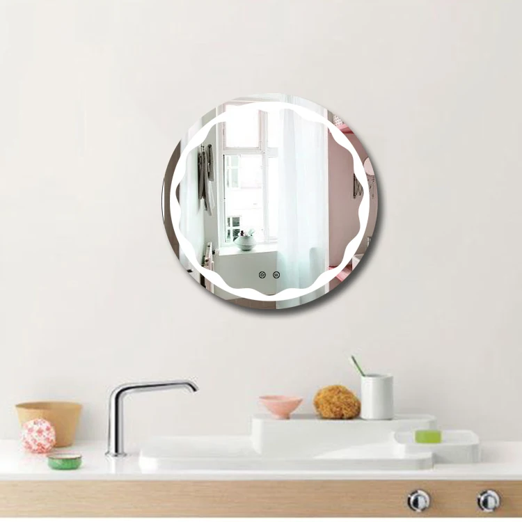 With UL ETL Listed Bathroom Vanity LED Backlit Round Mirror