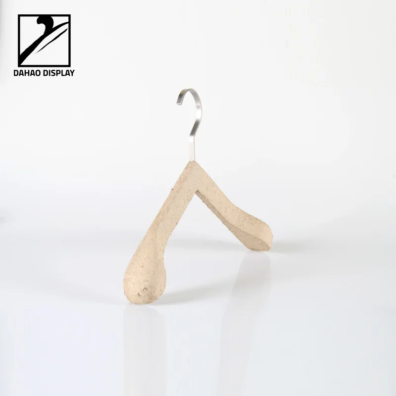 
New fashion paper pulp hanger/recycled paper pulp finished hanger for clothes 