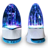 

water dancing wireless speaker with LED light mini music subwoofer mp3 player