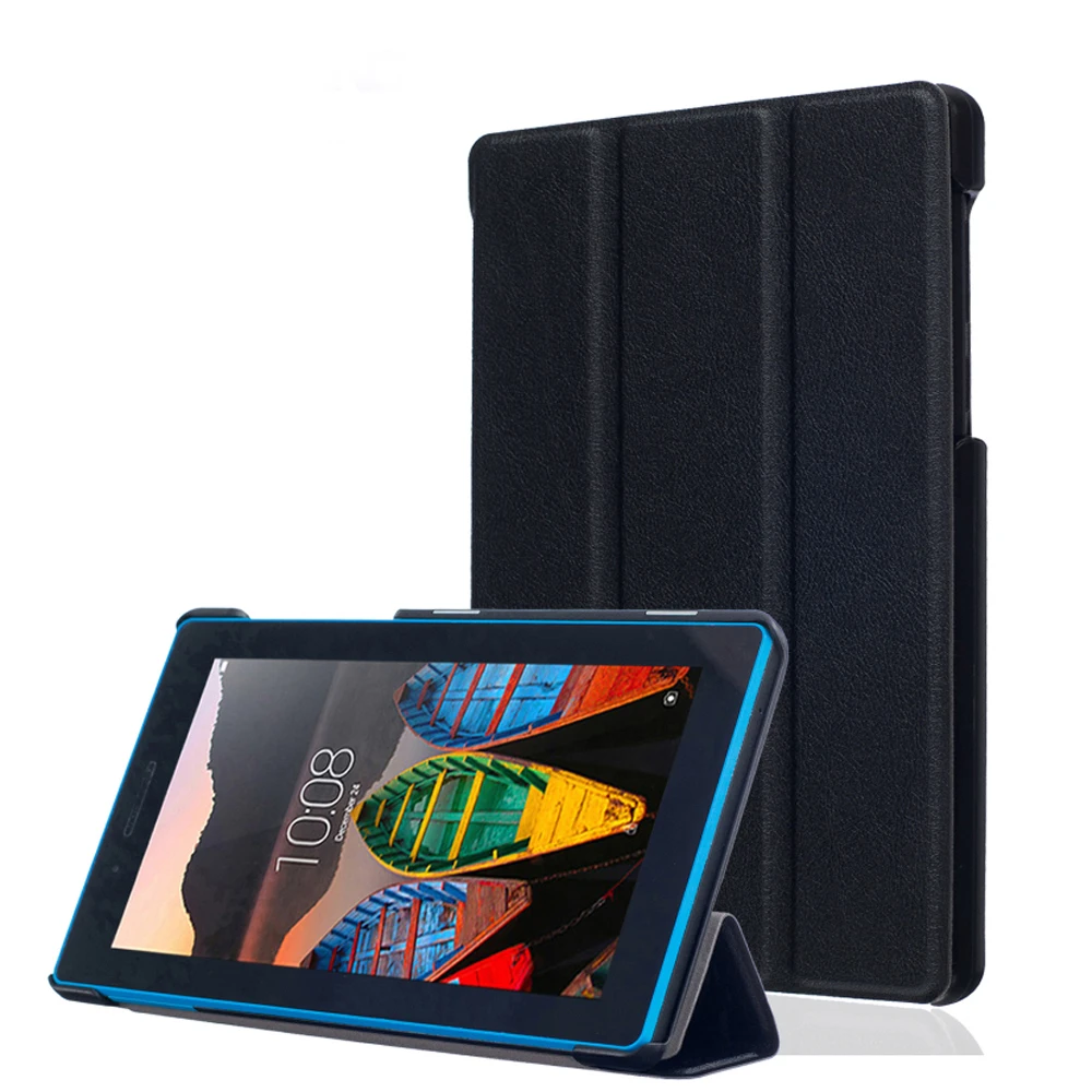

Hot Selling Litchi PU Leather Stand Case Cover for LENOVO TAB3 7 Essential 710F