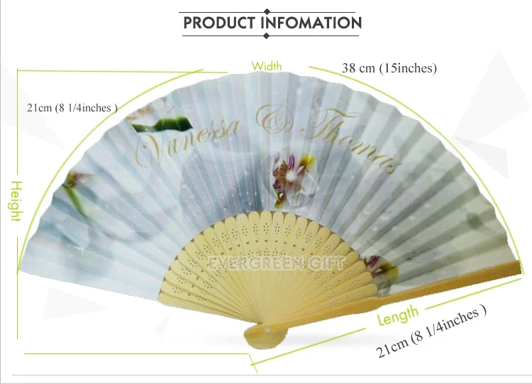 personalized hand held fans for weddings