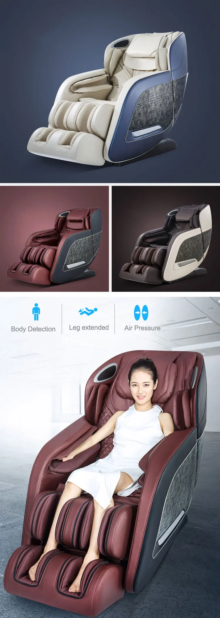 China Luxury Foot Massager Reflexology Massage Chair For Office Buy