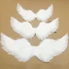 Wholesale costume children's white fairy feather angle wings