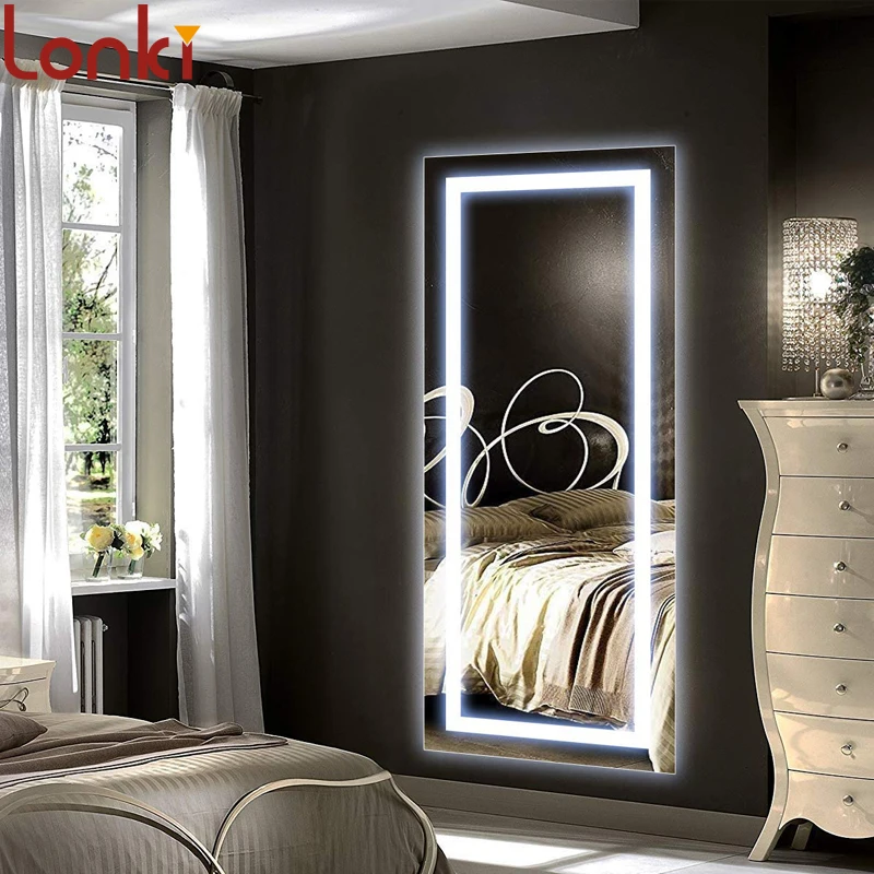 Large Led Full Length Backlit Mirror Oversized Rectangle Dressing