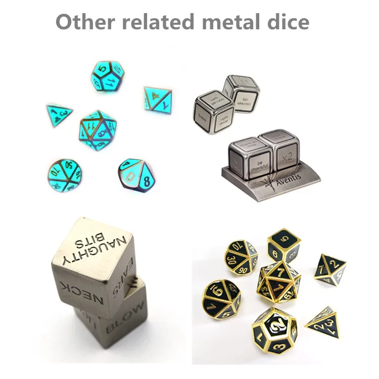 Large custom made triple metal deluxe dice game