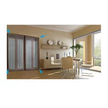 Выдвижной закрыть большой размер Магнитный патио гаражный экран двери