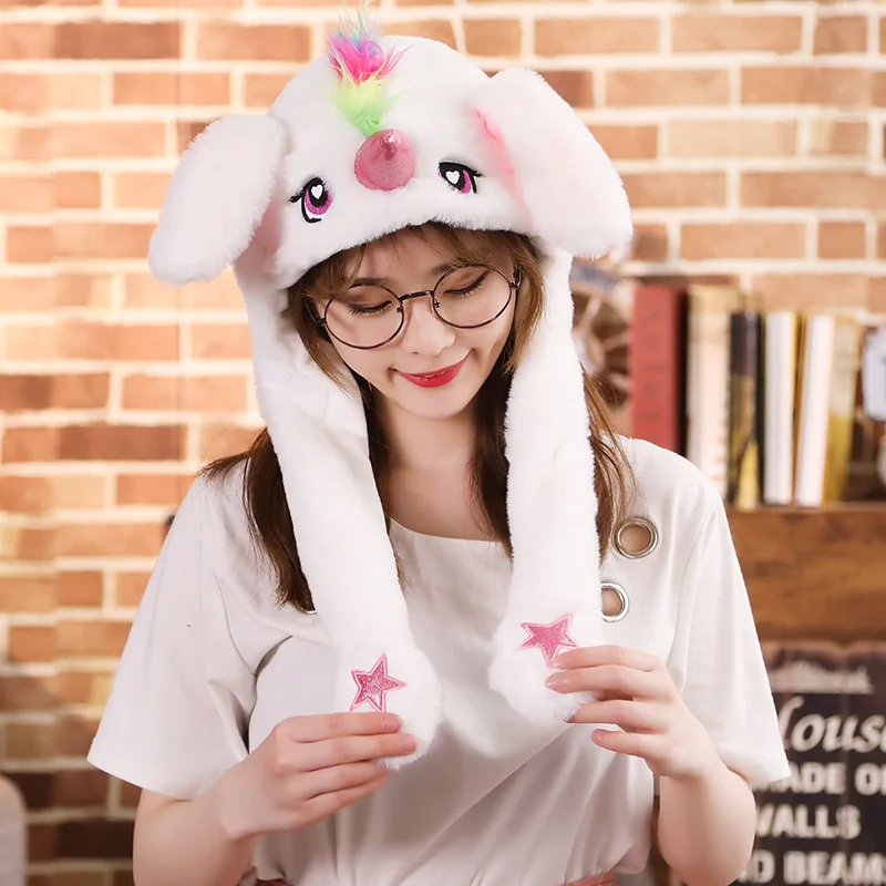 plush unicorn hat