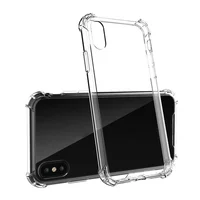 

for iPhone 6 covers I7/8/Xr Xs Max case clear soft TPU Super shockproof transparent Cell phone case