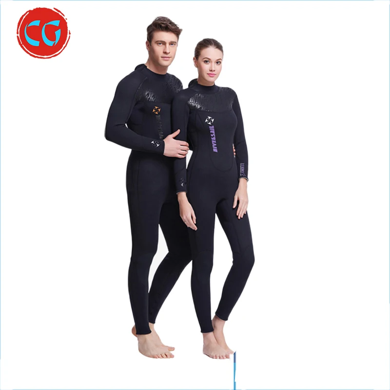 

Underwater Equipment Diving Swimsuit 5Mm Neoprene Swimming Suits Wetsuit, Black