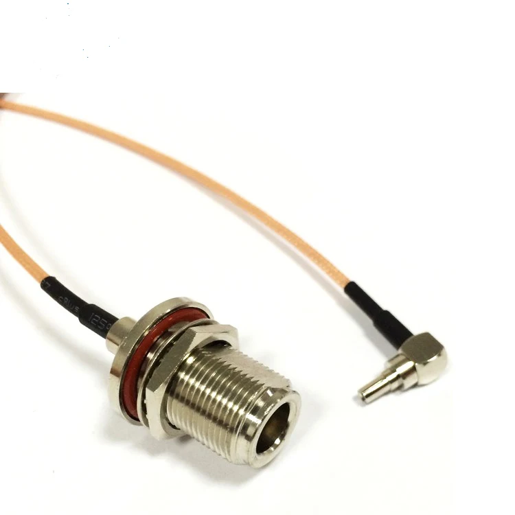 N Female Jack to CRC9 Right Angle Connector RG316 Cable Pigtail Adapter RF Jumper Cable - ANKUX.COM