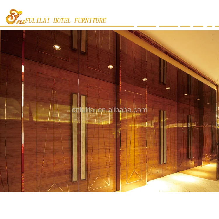
5 Star Hotel Furniture 3D decorative wall panel 
