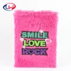 Smile Love Rock fluffy Journal Notebook