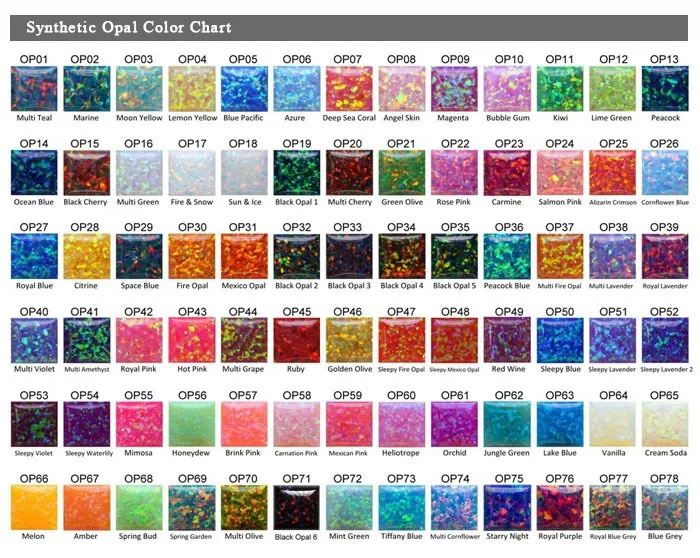 Tabla De Colores De Piedra De Opalo Sintetico Directamente De Fabrica De China Buy Opal Color Grafico De Opalo Sintetico China De Product On Alibaba Com