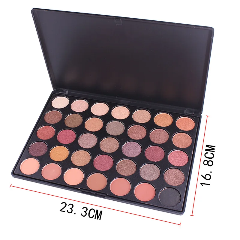 

Miss Rose Shimmer Eyeshadow Palette Matte 35 Colors Eye shadow Luminous Long-lasting Waterproof Make Up Set Beauty