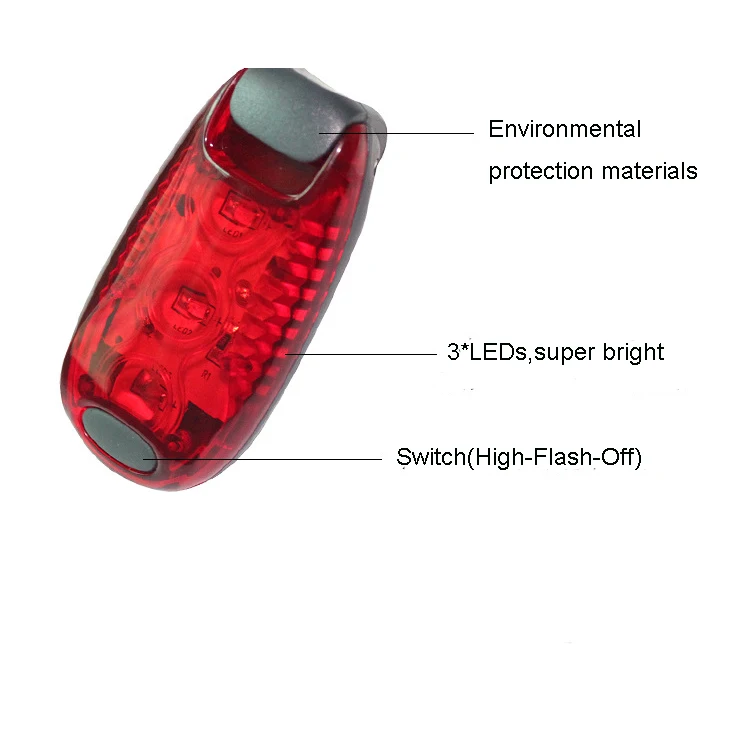 3leds Super Bright Flashing Running Led Safety Warning Light Running