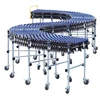 Manual skate wheel screw conveyer